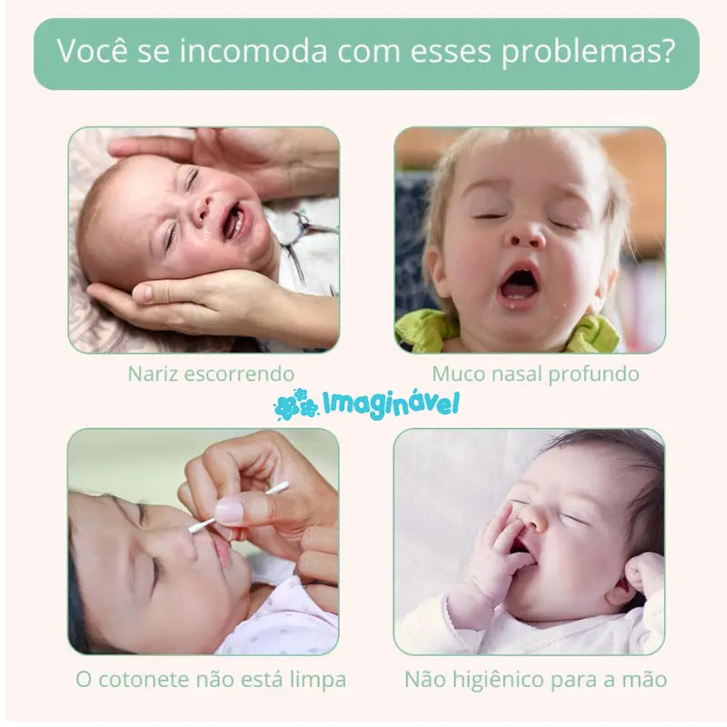 Aspirador Elétrico Nasal Infantil