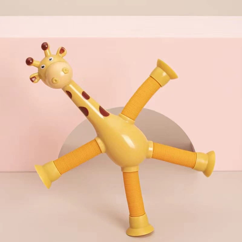 Girafas Divertidas Articulada com Ventosa (Kit 4 )